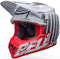 Bell Moto-9S Flex Sprint Helmet - White/Red Matt/Gloss (ECE 20.06)
