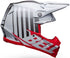 Bell Moto-9S Flex Sprint Helmet - White/Red Matt/Gloss (ECE 20.06)