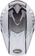 Bell Moto-9S Flex Sprint Helmet - White/Red Matt/Gloss (ECE 20.06)