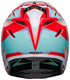 Bell 2023 MOTO-9S Flex Tagger Edge Helmet - White Gloss/Aqua (ECE 22.06)
