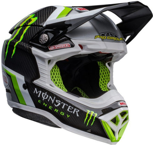 Bell Moto-10 Spherical Pro Circuit Replica Helmet - Black/Green