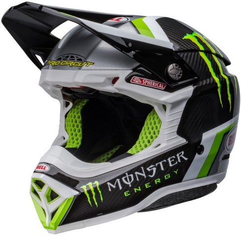Bell Moto-10 Spherical Pro Circuit Replica Helmet - Black/Green
