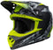 Bell Moto-9 MIPS Venom Helmet - Black Camo/Hi-Viz Yellow Matt