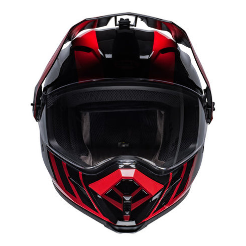 Bell 2022 MX-9 Adventure MIPS Dash Helmet - Black/Red Gloss