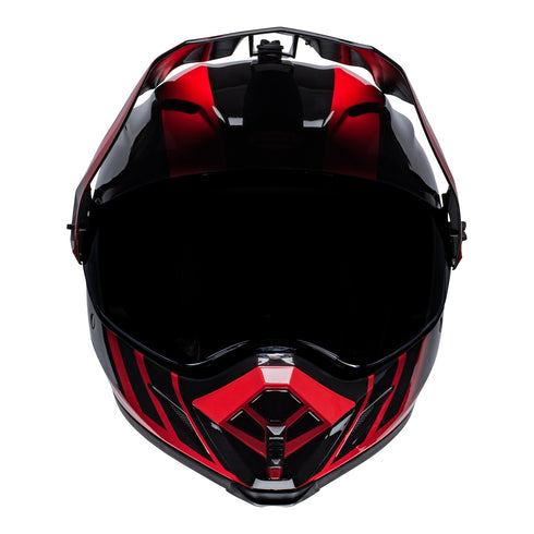 Bell 2022 MX-9 Adventure MIPS Dash Helmet - Black/Red Gloss