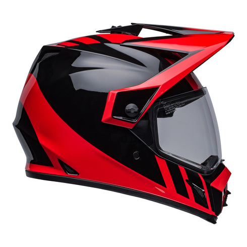 Bell 2022 MX-9 Adventure MIPS Dash Helmet - Black/Red Gloss