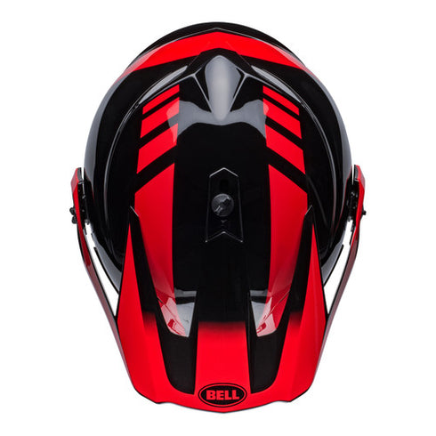 Bell 2022 MX-9 Adventure MIPS Dash Helmet - Black/Red Gloss