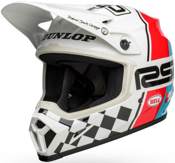 Bell MX-9 MIPS RSD The Rally Helmet - Black/White