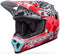 Bell MX-9 MIPS Tagger Splatter Helmet - Bright Red/Grey Gloss (ECE 22.06)