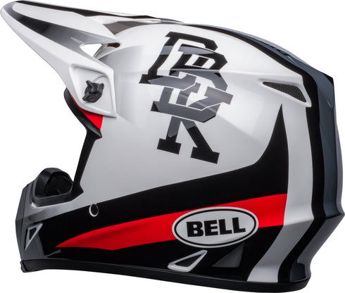 Bell MX-9 MIPS Twitch DBK Helmet - White/Black