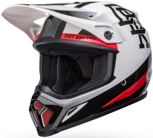 Bell MX-9 MIPS Twitch DBK Helmet - White/Black