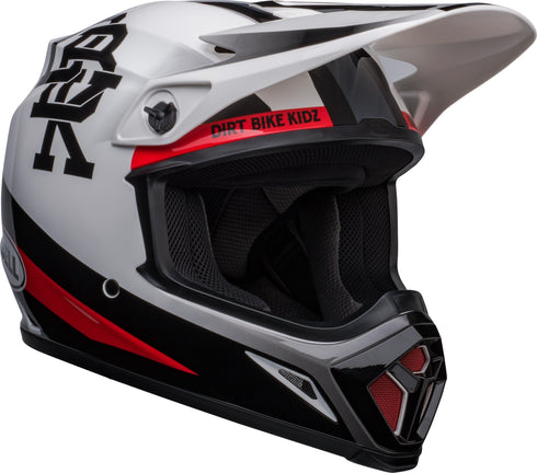 Bell MX-9 MIPS Twitch DBK Helmet - White/Black