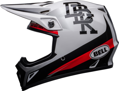 Bell MX-9 MIPS Twitch DBK Helmet - White/Black