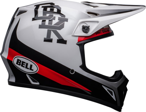 Bell MX-9 MIPS Twitch DBK Helmet - White/Black