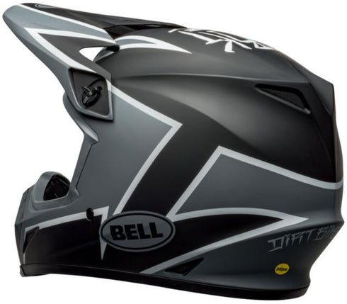 Bell MX-9 MIPS Twitch Helmet - Black/Grey/White Matt