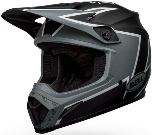 Bell MX-9 MIPS Twitch Helmet - Black/Grey/White Matt