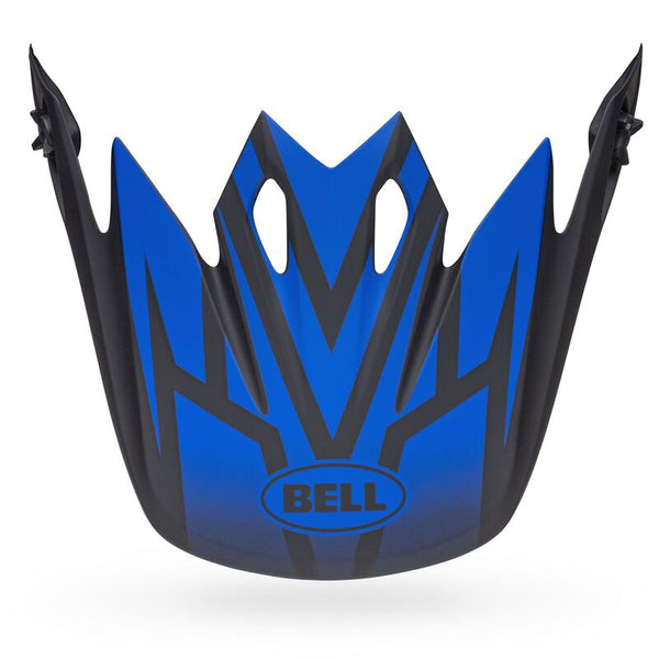 Bell MX-9 Disrupt Peak Matte Black/Blue