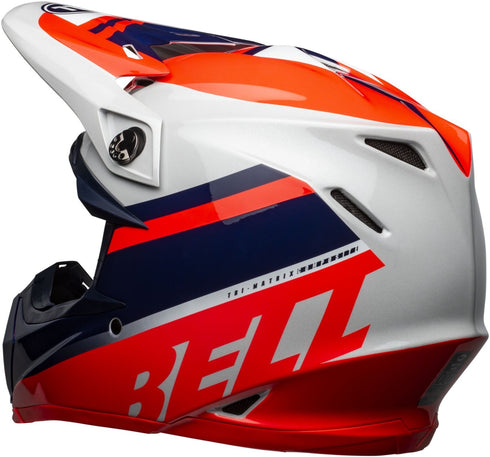 Bell Moto-9 MIPS Prophecy Helmet - Red/Navy/Grey