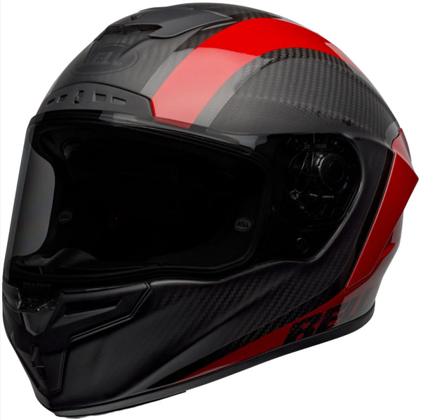 Bell Race Star Flex DLX Tantrum 2 Helmet - Black/Red