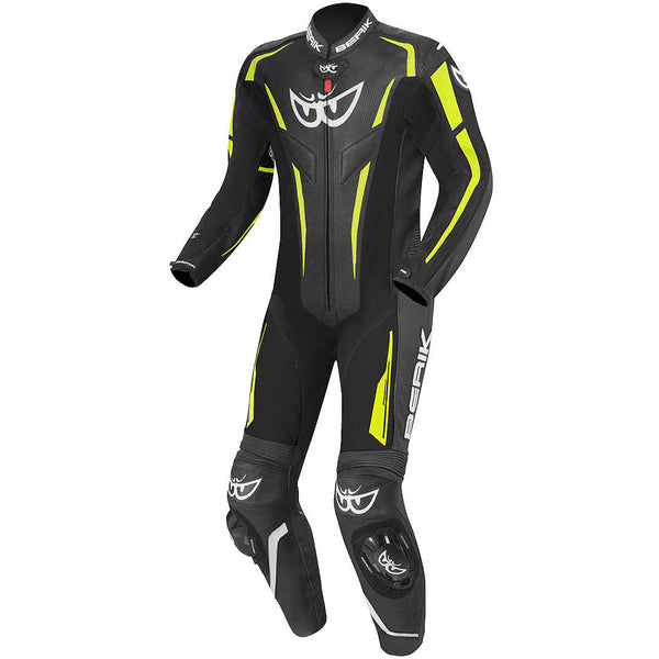 Berik 2.0 Leather Body Suit - Black/Hi-Vis Yellow