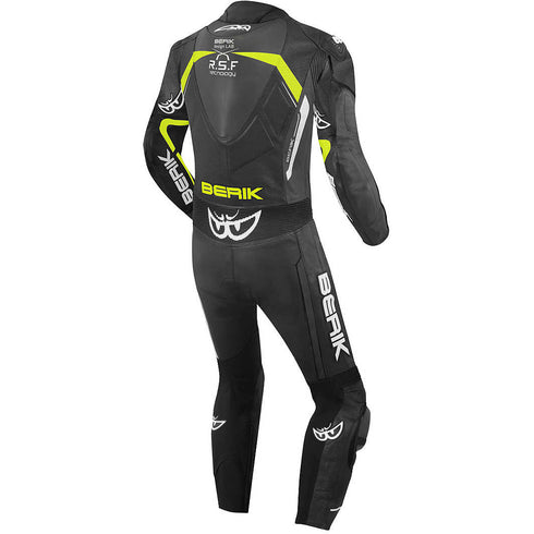 Berik 2.0 Leather Body Suit - Black/Hi-Vis Yellow
