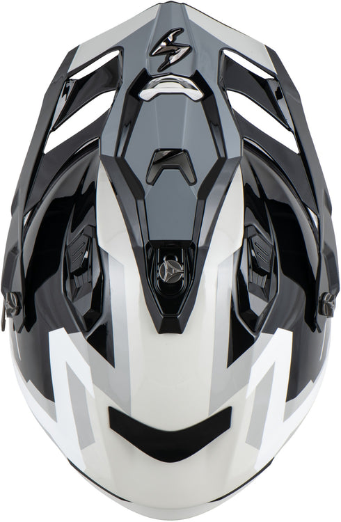 Scorpion ADF-9000 Air Patrol Helmet - Black/Silver