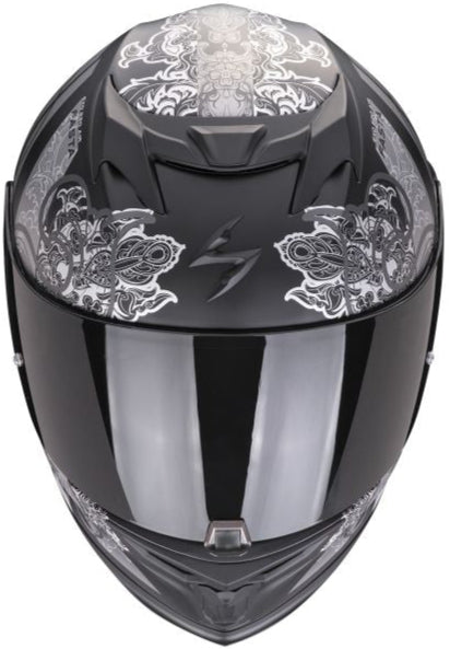 Scorpion Exo 520 Evo Air Fasta Helmet - Matte Black/Silver/Pink