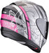 Scorpion Exo 520 Evo Air Fasta Helmet - Matte Black/Silver/Pink