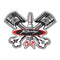 Piston Sticker 2pc