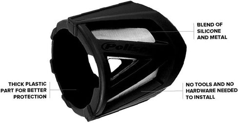 Polisport Silencer Protector - Orange (Small Version)