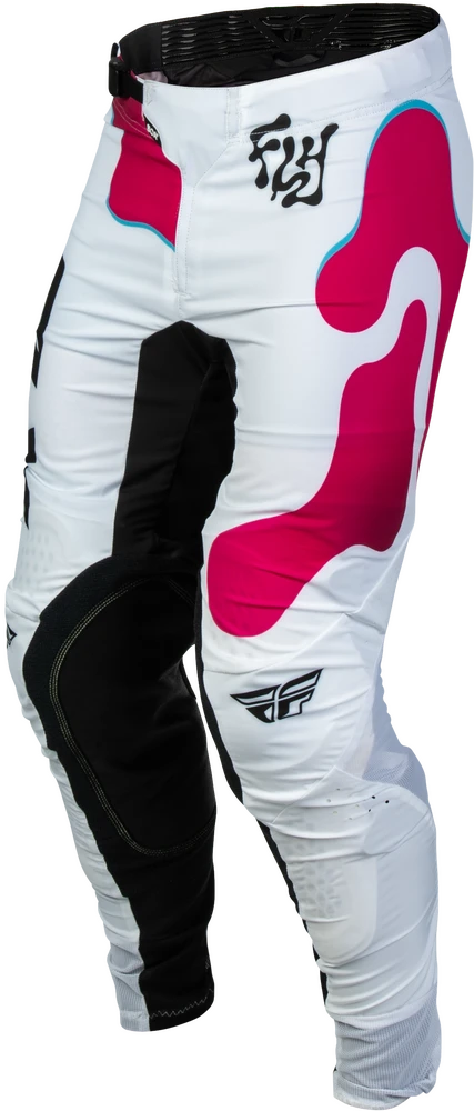 Fly Racing 2027 Lite Flake SE Vibe Pants - White/Pink/Blue