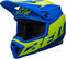 Bell MX-9 MIPS Disrupt Helmet - Blue/Hi-Viz Matt