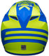 Bell MX-9 MIPS Disrupt Helmet - Blue/Hi-Viz Matt