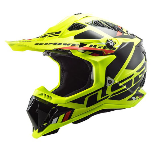 LS2 MX700 Subverter Evo II Stomp Helmet - Yellow/Black