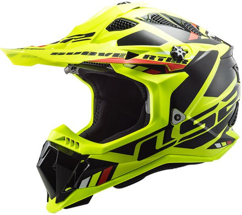 LS2 MX700 Subverter Evo II Stomp Helmet - Yellow/Black