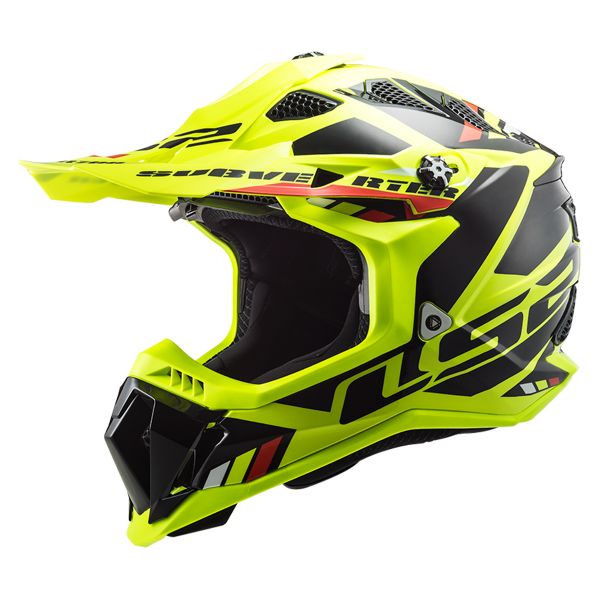 LS2 MX700 Subverter Evo II Stomp Helmet - Yellow/Black