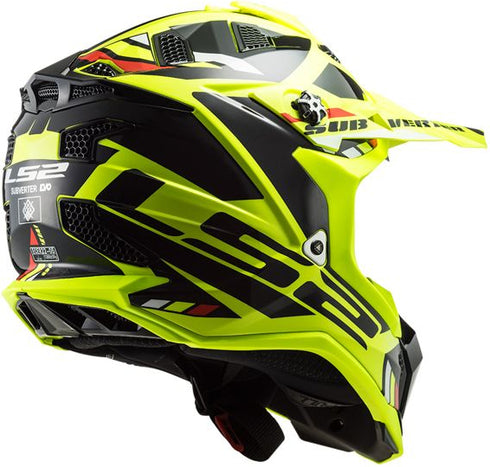 LS2 MX700 Subverter Evo II Stomp Helmet - Yellow/Black