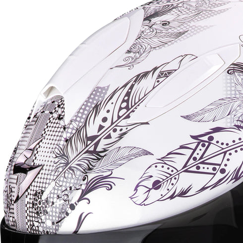 Scorpion EXO-491 Dream Helmet - White/Chameleon