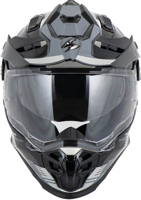 Scorpion ADF-9000 Air Patrol Helmet - Black/Silver