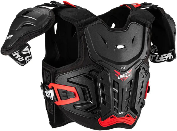 Leatt Junior 4.5 Pro Chest Protector - Black/Red
