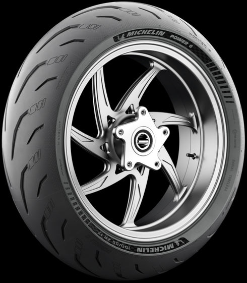 Michelin Power 6 Rear Tyre - 180/55ZR17 M/C (73W) TL