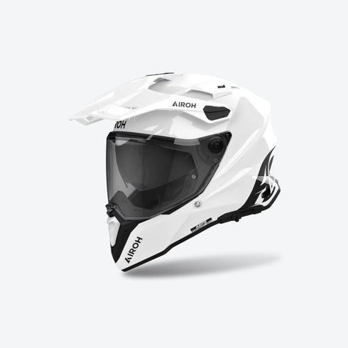 Airoh 2024 Commander 2 Color Helmet - White Gloss — Motorcycle Helmets (image 1 of 3)