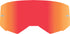Fly Racing 2021 Goggle Single Lens with Post - Red Mirror/Clear