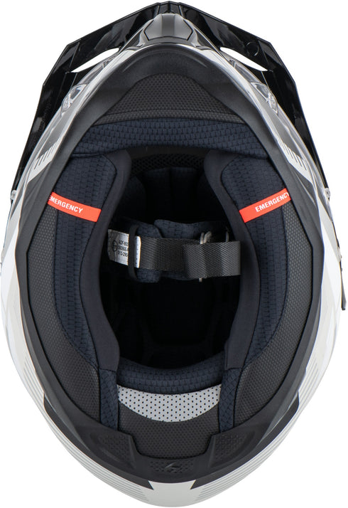 Scorpion ADF-9000 Air Patrol Helmet - Black/Silver