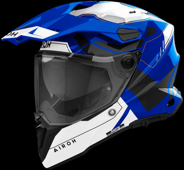Airoh Commander 2 Reveal Helmet - Blue Gloss