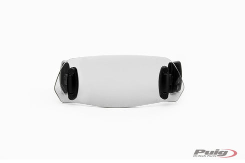 Puig Hi-tech Parts Multi-Adjustable Windscreen Clip-On Visor - Clear