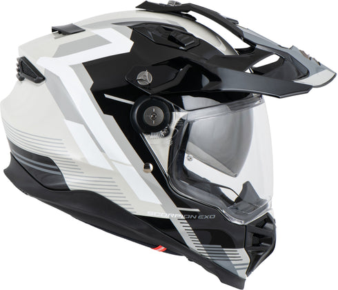Scorpion ADF-9000 Air Patrol Helmet - Black/Silver