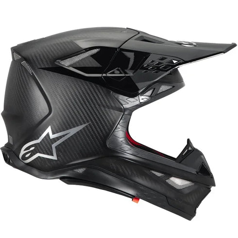 Alpinestars Supertech S-M10 Fame ECE Helmet - Black Carbon Matt/Gloss
