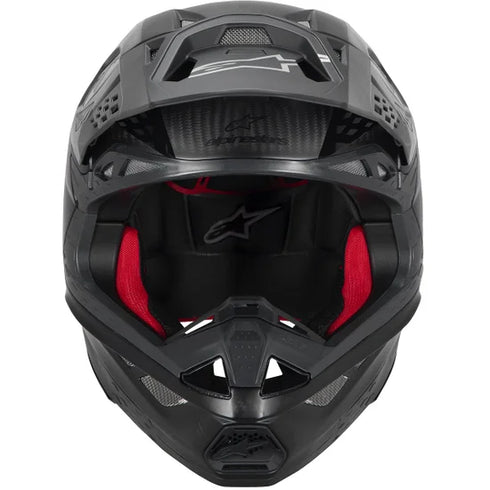 Alpinestars Supertech S-M10 Fame ECE Helmet - Black Carbon Matt/Gloss