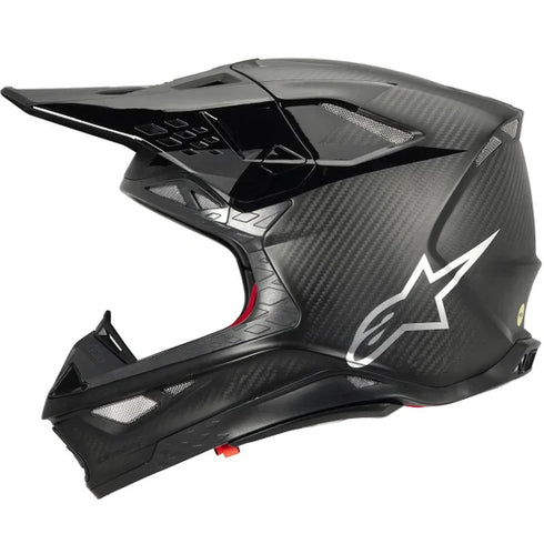 Alpinestars Supertech S-M10 Fame ECE Helmet - Black Carbon Matt/Gloss